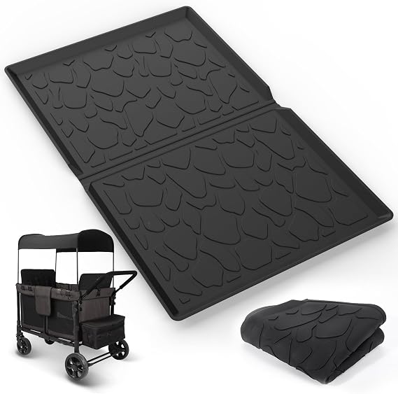 Vodolo Silicone Mat for Wonderfold Wagon W2,Luxe Accessories for Wonderfold Stroller to Protect Wagon from Sand, Dirt, and Water,Easy Clean