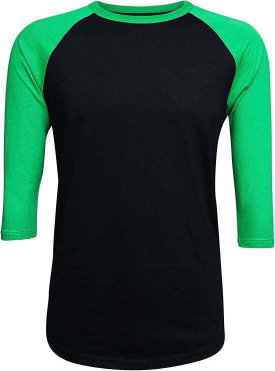 ILTEX Raglan T-Shirt 3/4 Sleeve Athletic Baseball Jersey Unisex (30+ Colors)