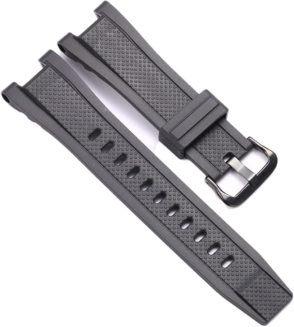 RCNZWQB Resin Replacement Strap Compatible with Casio GST-B100 GST-S300 GST-S110 Men's Rubber Watch Accessories
