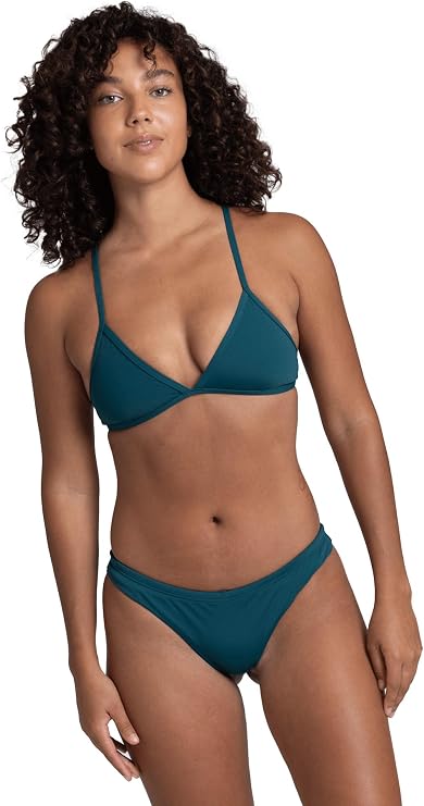 JOLYN Dreya Mid-Rise Bikini Bottom, Cheeky Women's Athletic Swimsuit Bottom, Sport Bathing Suit Bottom for Women