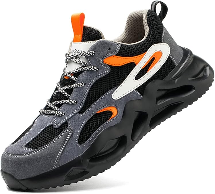 Work Shoes Men Women Breathable Steel Toe Cap Industrial Trainers Lightweight Construction Sneakers Sport Shoes