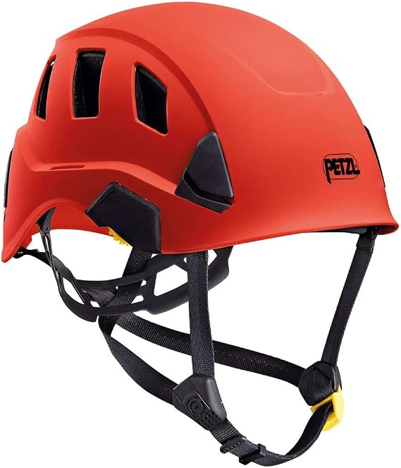 Petzl Strato Vent Rope Access Rescue Red Helmet ANSI