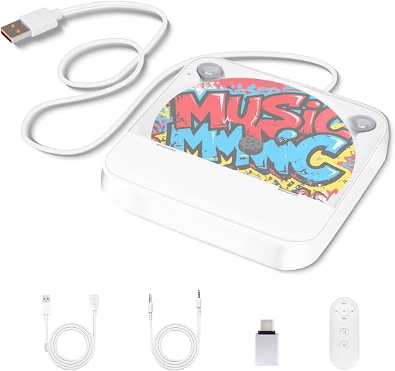 External Portable CD Player for Car Plug and Play with USB & AUX