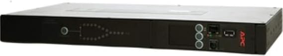 APC Rack ATS, Rack-Mount Transfer Switch 208V/12A, (12) C13 Outlets, (AP4433A)