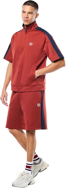 Sergio Tacchini Viscotti Short Sleeve Mens Track Jacket - Bossa Nova