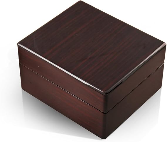 Brown Music Box with Jewelry Compartment - Many Songs to Choose - Diamond's are A Girls Best Friend