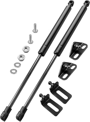 Engine Hood Support Rod Shock Absorber Lift Support Struts Fit for Honda Ridgeline Passport Pilot 2016-2025, Hood Rod Lift Support All Black with Bolts