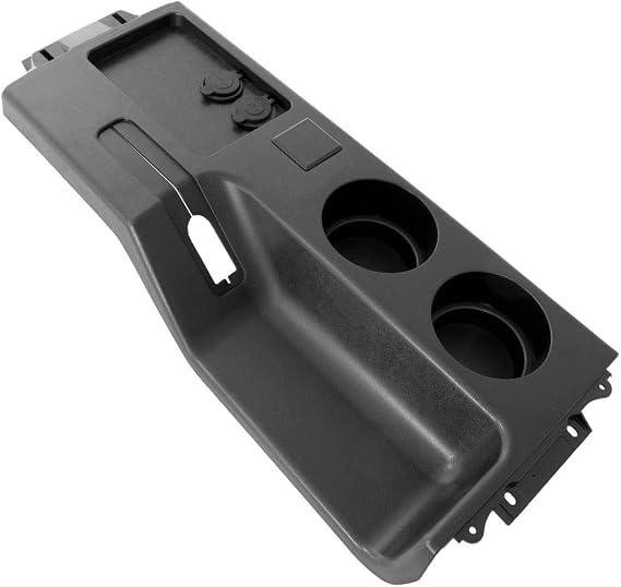 1987-1993 Mustang Black Center Console Cup Holders USB Charger