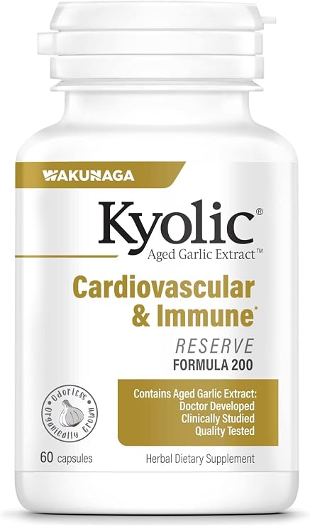 Kyolic Age Cardiovascular & Immune* Formula 200 (Reserve), 60 Capsules
