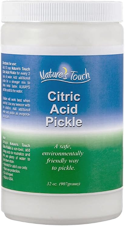 Nature's Touch Citric Acid Pickle, 2 Pound Plastic Jar | CLN-163.00