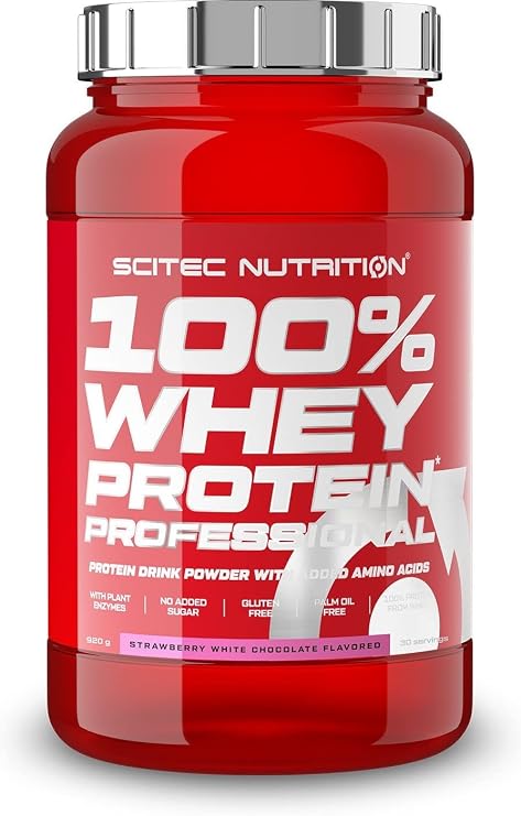 Scitec Nutrition 100% Whey Professional 920G Strawberry White Chocolate