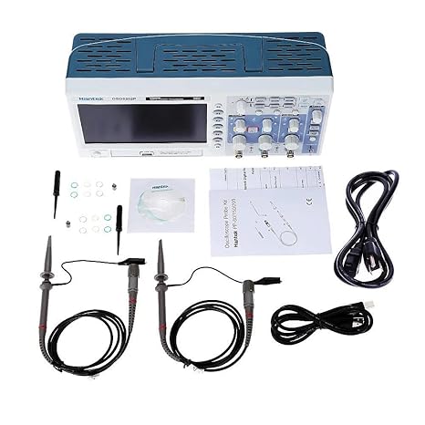 Hantek 2ch Oscilloscope Hantek DSO5072P DSO5102P DSO5202P Portable Digital Storage Oscilloscope USB PC Osciloscopio 2 Channel 70MHz 100MHz 200MHz 1GSa/s 40K(DSO5072P)