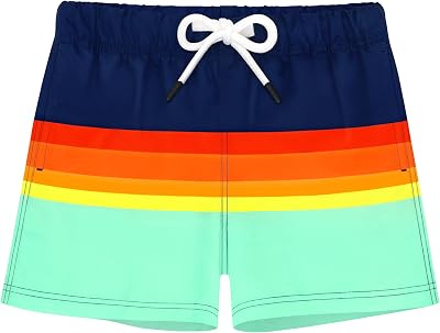Olreco Toddler Swim Trunks Baby Boy Bathing Suit Quick Dry Kids Swimsuits Boys Board Shorts Kids Swim Shorts Boys Swimwear