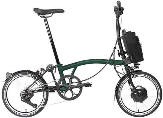 Brompton Electric Folding Bike for Adults C Line 4-Speed | Compact, Lightweight, Pedal-Assist Commuter E-Bike
