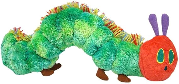 Very Hungry Caterpillar Plush Toy - Soft Cotton Stuffed Animal, Eric Carle Inspired, Lovely Pillow for Kids, Home Decor & Gifts