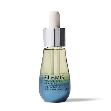 ELEMIS Pro-Collagen Marine Oil 15ml, Lightweight Face Oil To Hydrate, Nourish & Improve Skin Texture | Lightweight anti-aging face oil to hydrate, nourish, and improve skin texture. Powered by a trio of seaweeds.