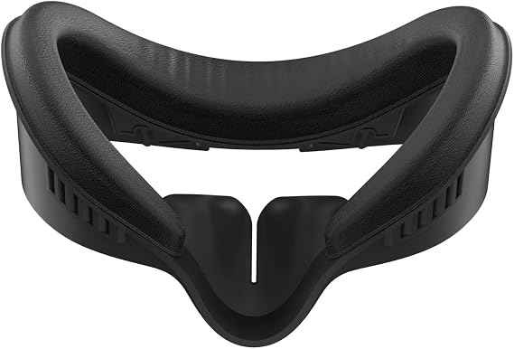 Facial Interface Face Pad Cover Compatible with Meta Quest 3S with PU Leather Face Pad, Soft face Interface Better Adapt to Different Facial Contour (Not fit Quest 3)