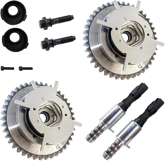 Variable Camshaft Timing Cam Phaser Kit | Fit for Ford Expedition Explorer F-150 F-250 F-350 Mustang, Lincoln Navigator Mark LT, Mercury Triton 5.4L, 4.6L 3V | OE# 3R2Z6A257DA, 917250, 8L3Z6M280B