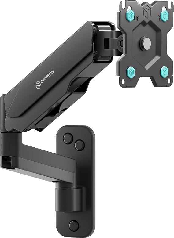 ONKRON Monitor Wall Mount 13-34 Inch, 17.6 lbs, max VESA 100x100, Black