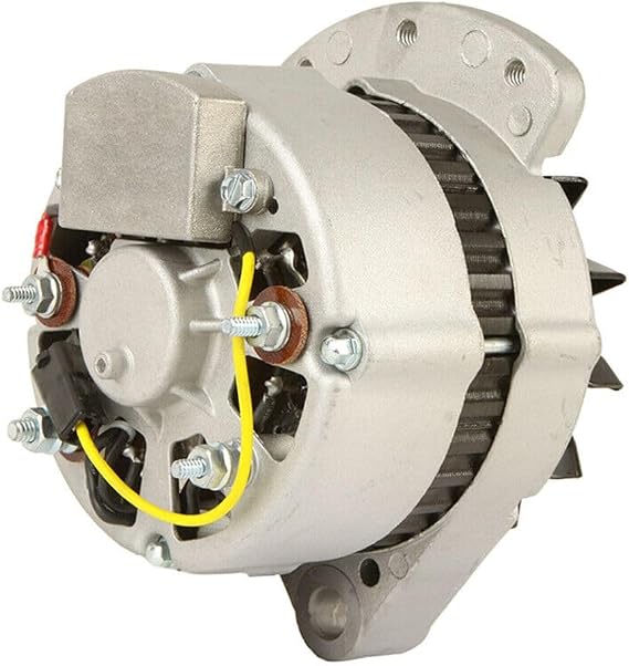 51amp Alternator Fits Plus Carrier Transicold 110-274 110-647 110274 51-Amperage Spade-IGN Terminal Zln110647-Ihc Navistar Spool-Mount Type 0.626 in / 15.9 mm -Shaft OD (Pulley) 12