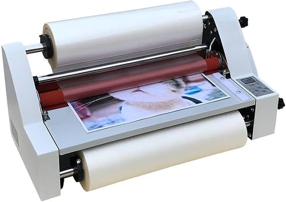 Laminator Machine for Documents and Photos, Hot and Cold Roll Laminator with Single and Dual Sided Laminating Capability