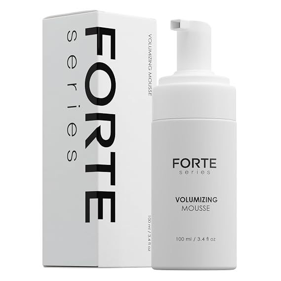 Alex Costa Forte Series Volumizing Hair Mousse, 3.4 fl oz, with Panthenol for Root to End Strength, Non-Greasy Formula