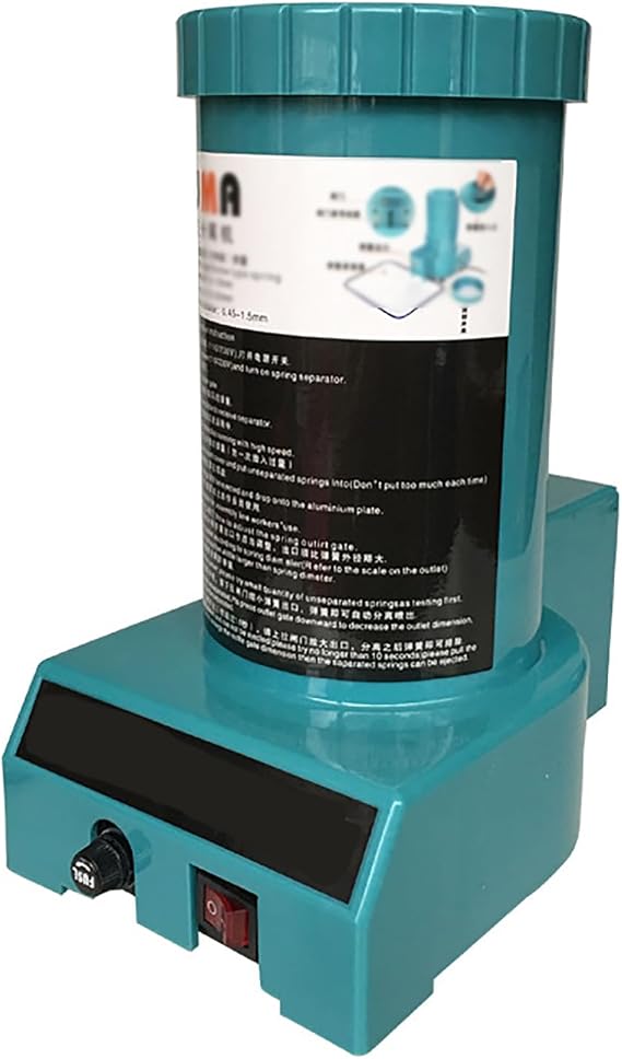 Automatic Spring Separator, Spring Separator Automatic Small Separating Machine Tool, 16W Small Spring Separating Machine Coil Spring Tool Out Diameter 2-12mm, Applicable Length 2-20MM