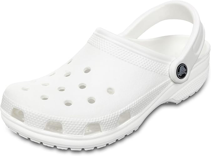 Crocs Unisex Adult Classic Clogs White Children's 13.5/Adult 1 UK