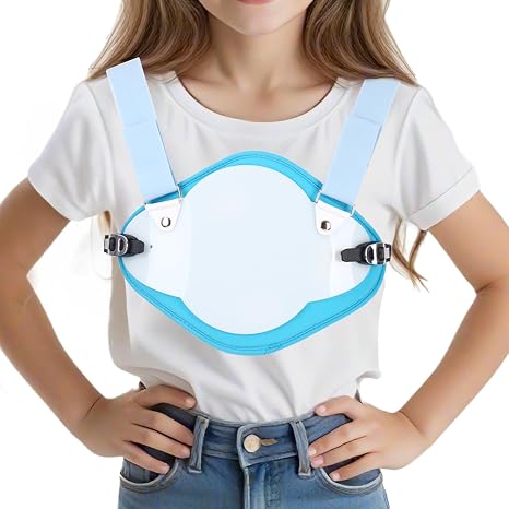 Pectus Carinatum Orthosis Brace, Adjustable Pigeon Chest Orthosis Support, Ribs Valgus Orthosis Braces, Breast Corrector with Size Adjuster for All Ages (L)