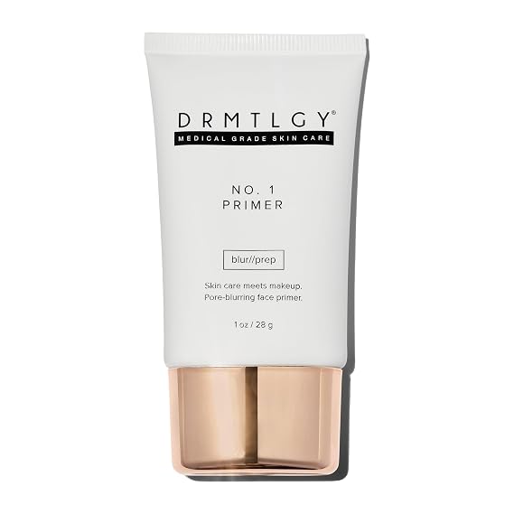 DRMTLGY Makeup Primer No.1 | Pore-Minimizing Face Primer | Fine line blurring, Lightweight clear base, Oil-free feel, Makeup grip, All skin types, Smooth finish