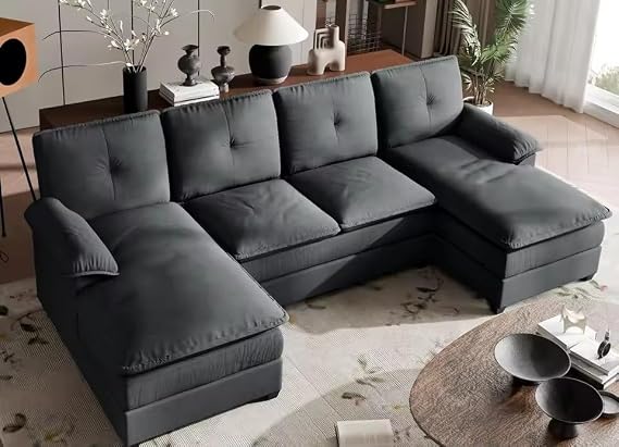 U-Shaped Sectional Couches for Living Room Furniture Sofas Set Sofa Sleeper with Chaise