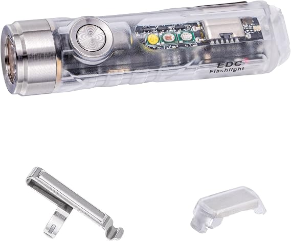 RovyVon A8 G4 Small Keychain Flashlight Rechargeable, High CRI 420 Lumens