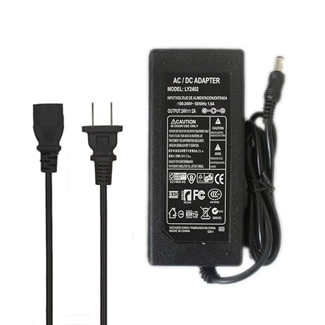 JOYLIT 24V Power Supply Adapter 2A 48W