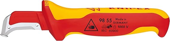 KNIPEX 98 55 1,000V Insulated Dismantling Knife