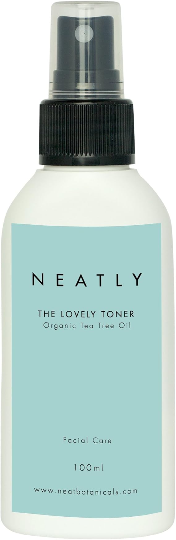 The Lovely Toner by NEATLY | 100 ml | Organic Tea Tree oil | Reduces blemishes, redness, prevent acne, restore pH | 100% Natural and organic skin care product for all skin types