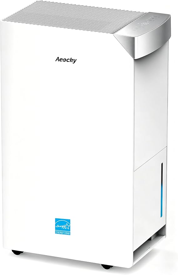 AEOCKY 5000Sq.Ft Energy Star Version 6.0 Dehumidifier for Basement