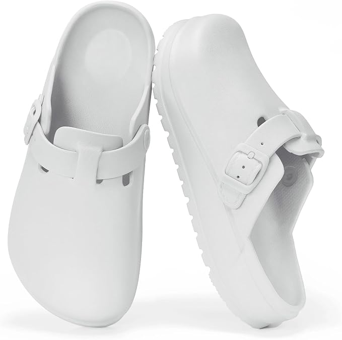 ZXT Arch Support Work Clogs Slip Resistant Shoes for Chef Nurse
