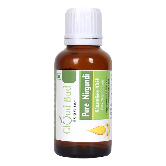 Pure Nirgundi Carrier Oil 5ml 0.169oz Vitex Negundo Linn 100% Pure and Natural Cold Pressed