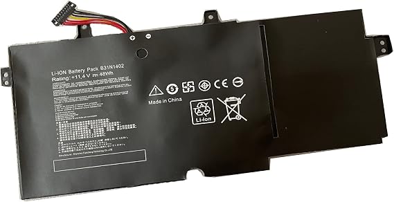 48WH 11.4V Replacement B31N1402 Laptop Battery for ASUS Q551 Q551L Q551LN Q552UB N591LB N592UB Q551LN-BSI708 Q551LN-BBI706 Q552UB-BHI7T12 Series 0B200-01050000M