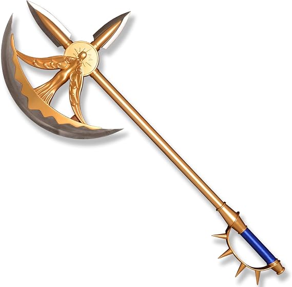 Axe of Escanor,The Seven Deadly Sins Role-Playing Props,1:1 Replica,Two Materials Available,Used for Cosplay Display and Gift