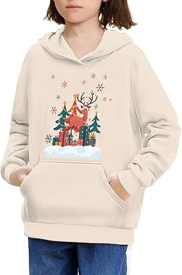 Hoodies for Girls Kawaii Outfit Long Sleeve Cute Hoodies with Pocket Sweatshirts Sweaters for Teen Girls