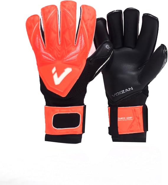 Rival Soul Soccer Goalie Gloves - Roll Cut & Premier Grip, Soccer Goalkeeper Gloves with Wrist & Finger Protection, Youth Goalie Gloves, Soccer Gloves for Adult, Men, Boys & Girls