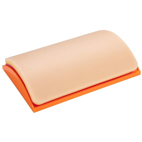 Medarchitect Suture Practice Pad Embedded Two Layers Meshes with Anti-Slip Curved Base for Educational Use Only