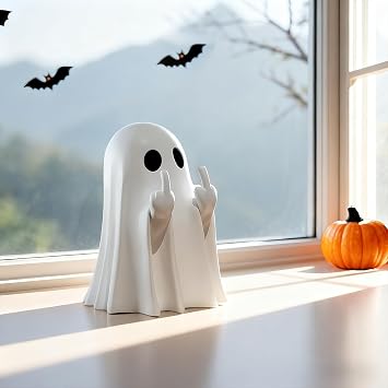 Halloween Ghost Figurine (White)