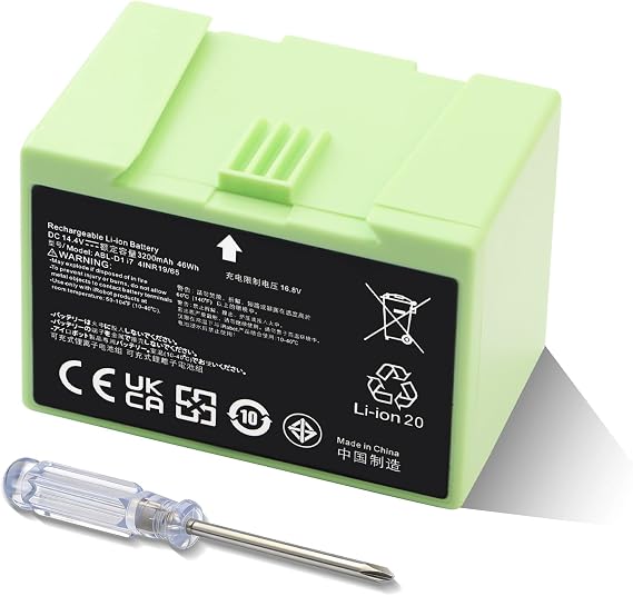 ABL-D1 ABL-D2 Battery Replacement for iRobot Roomba j7 j8 j9 i8 i7 i6 i4 i3
