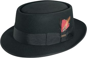 Scala Men's Wool Felt Porkpie Hat