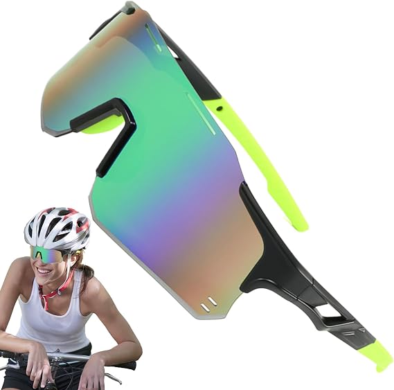 Sports Sunglasses - Outdoor All Weather Sports Goggles - Eyewear for Men Women Outdoor Sports Hiking Bicycle Running Fishing Driving Climbing Road Daily Activity