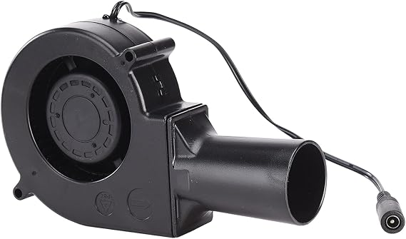 FOSA 6000RPM Air Blower, 220V 97mm Brushless DC Blower Cooling Fan Blower with Circular Air Duct, 12V Variable Speed Controller Mute Air Blower (221013MQ06-3)