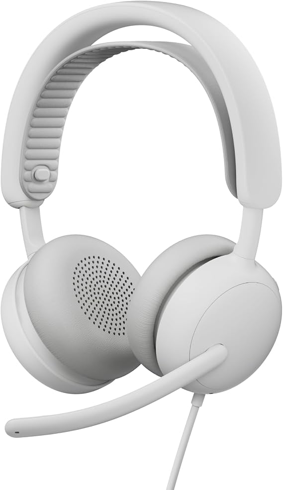 Logitech Zone Wired 2 - Noise-Cancelling Headset with Adaptive Hybrid ANC