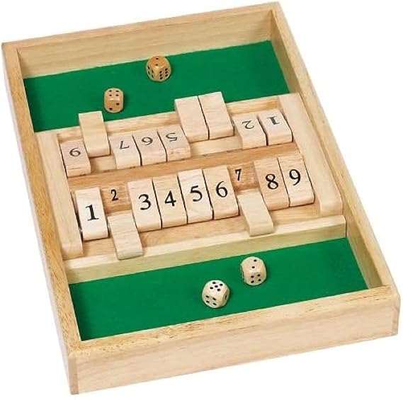 GoKi Wooden Double Shut the Box Game